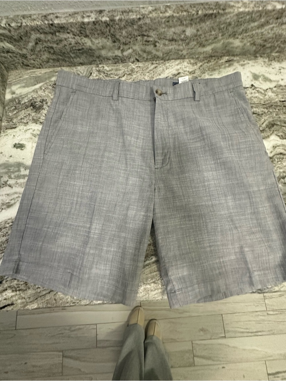 Vineyard Vines Men's Light Gray Flat Front Shorts